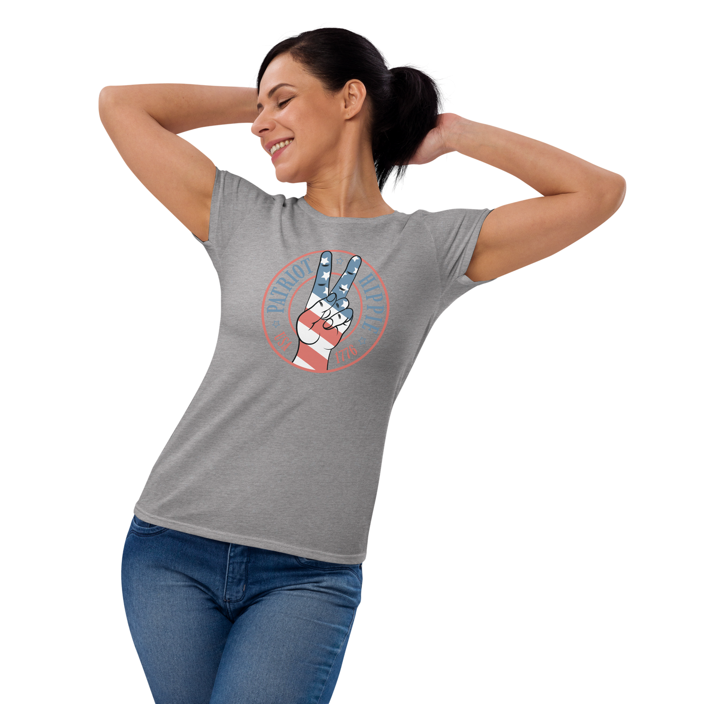 Patriot Hippie "Hand of Peace" Women's Short Sleeve Tee
