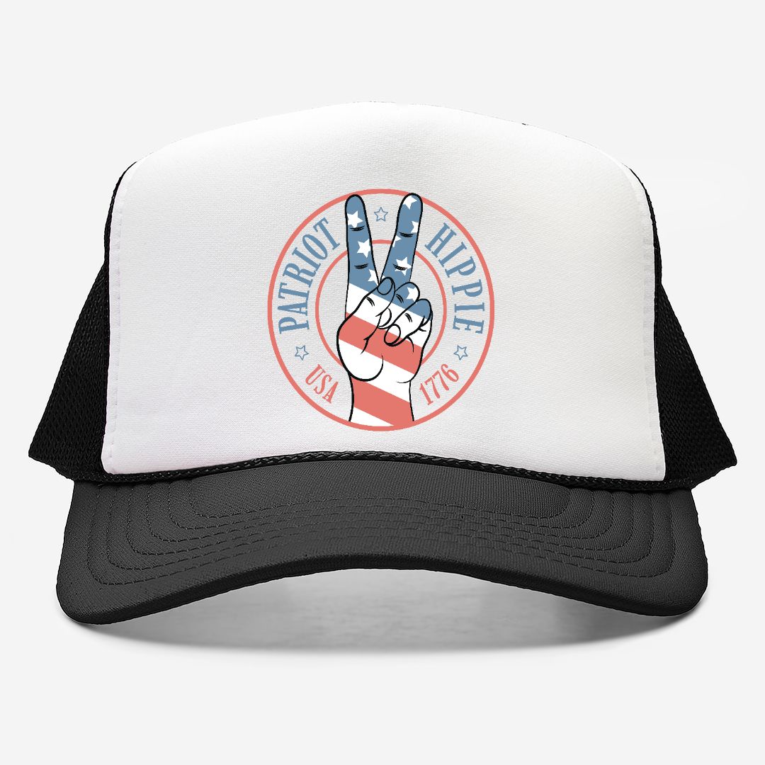 Patriot Hippie "Hand of Peace" Foam Trucker Hat-2 Colors