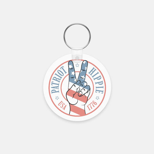 Patriot Hippie "Hand of Peace" Key Chain