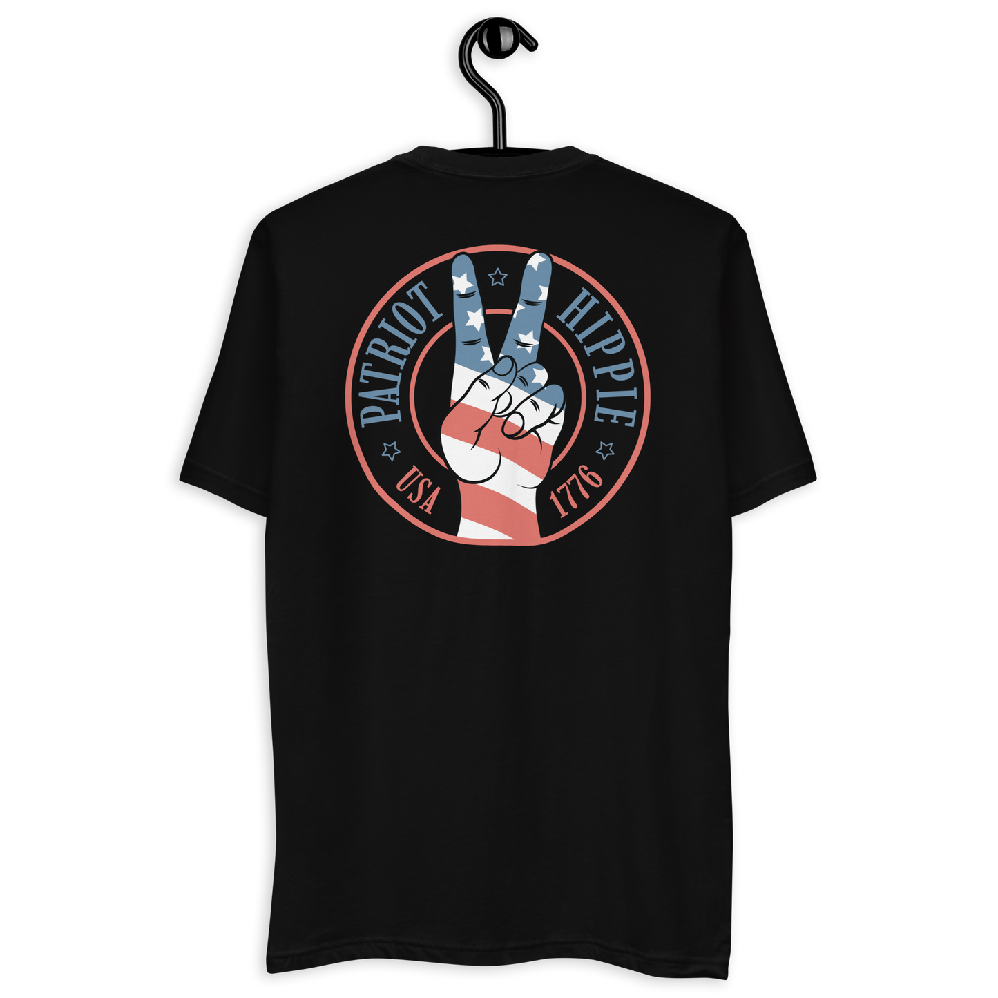 Patriot Hippie "Hand of Peace" Men's Fitted Tee Multiple colors